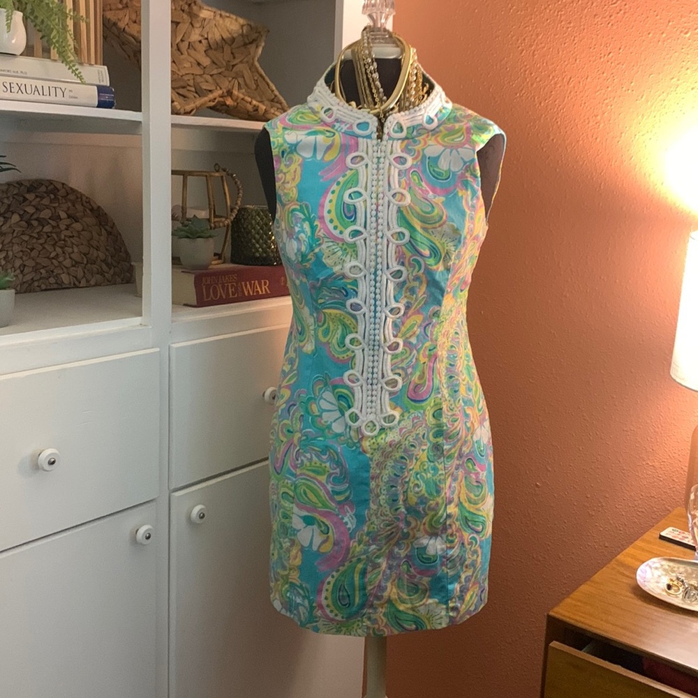 Lilly Pulitzer 60’s mod pastel mini dress